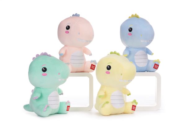 (Mis 3+) KAWAII KUTIES Dino Peluche 24cm (Super Squishy) GIFT 4ass…x36